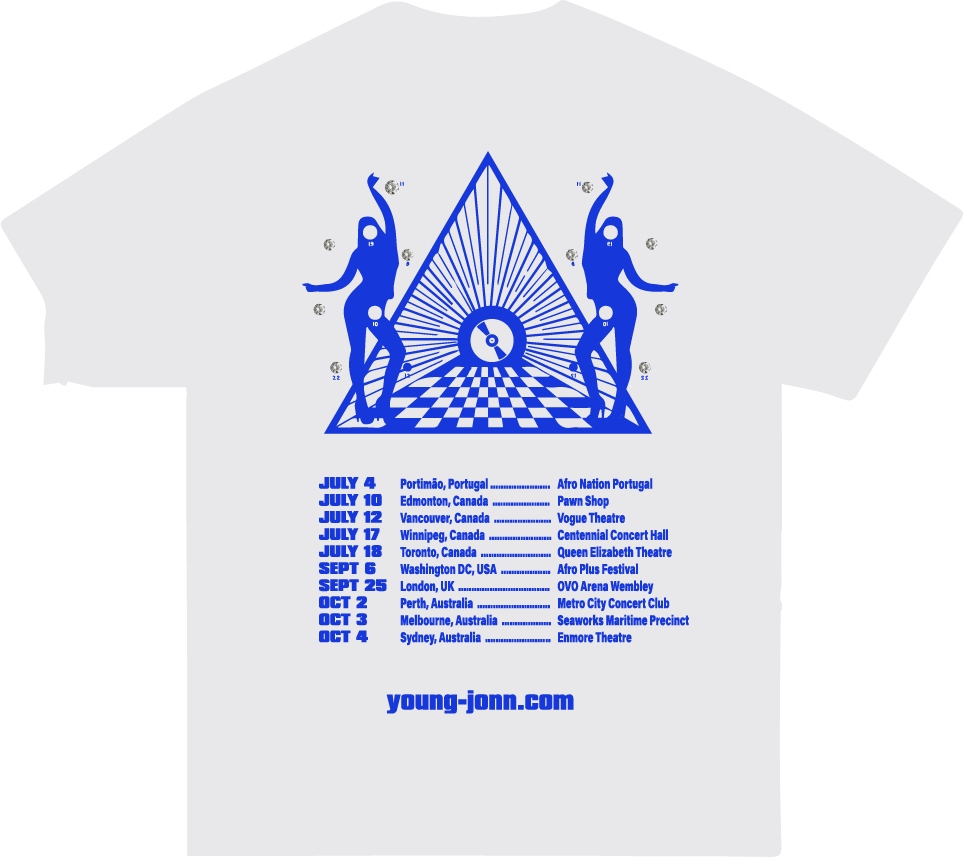 BLUE DISCO DANCEFLOOR TEE